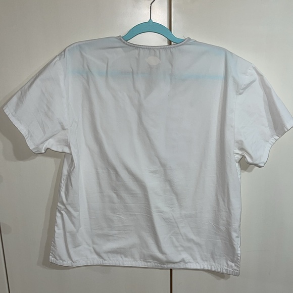 Dickies white scrub top size medium - Picture 2 of 6